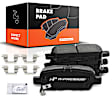 APBPD049 4pcs Rear Driver & Passenger Ceramic Brake Pads with Sensor