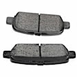 APBPD049 4pcs Rear Driver & Passenger Ceramic Brake Pads with Sensor