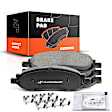 APBPD059 4pcs Rear Driver & Passenger Ceramic Brake Pads