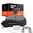 APBPD072 4pcs Front Driver & Passenger Ceramic Brake Pads with Sensor