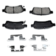 APBPD155 8pcs Front & Rear Ceramic Brake Pads with Sensor