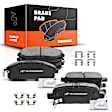 APBPD158 8pcs Front & Rear Ceramic Brake Pads with Sensor