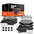 APBPD164 8pcs Front & Rear Ceramic Brake Pads with Sensor