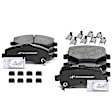APBPD164 8pcs Front & Rear Ceramic Brake Pads with Sensor