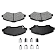 APBPD164 8pcs Front & Rear Ceramic Brake Pads with Sensor
