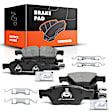 APBPD181 8pcs Front & Rear Ceramic Brake Pads with Sensor