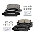 APBPD201 8pcs Front & Rear Ceramic Brake Pads
