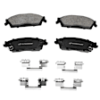APBPD227 8pcs Front & Rear Ceramic Brake Pads with Sensor