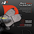APBPD272 8 Pcs Front & Rear Ceramic Brake Pads