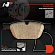 APBPD364 4 Pcs Front Ceramic Brake Pads
