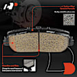 APBPD396 4 Pcs Front Ceramic Brake Pads
