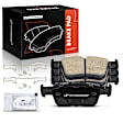 APBPD434 4 Pcs Rear Ceramic Brake Pads