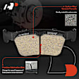 APBPD434 4 Pcs Rear Ceramic Brake Pads