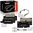 APBPD504 8 Pcs Front & Rear Ceramic Brake Pads