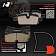 APBPD504 8 Pcs Front & Rear Ceramic Brake Pads