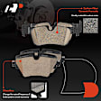APBPD528 8 Pcs Front & Rear Ceramic Brake Pads