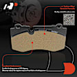 APBPD598 4 Pcs Ceramic Brake Pads with Hardware