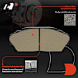 APBPD678 4 Pcs Ceramic Brake Pad