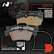 APBPD747 Front and Rear, Driver and Passenger Side Ceramic Brake Pad Set