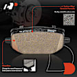 APBPD837 4 Pcs Ceramic Brake Pads with Hardware