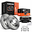 APBRPR002 Front Disc Brake Rotors & Ceramic Brake Pads
