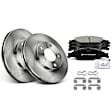 APBRPR002 Front Disc Brake Rotors & Ceramic Brake Pads
