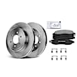 APBRPR004 Front Disc Brake Rotors & Ceramic Brake Pads