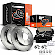 APBRPR005 Rear Disc Brake Rotors & Ceramic Brake Pads