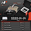 APBRPR005 Rear Disc Brake Rotors & Ceramic Brake Pads