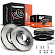 APBRPR007 Front Disc Brake Rotors & Ceramic Brake Pads