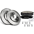 APBRPR007 Front Disc Brake Rotors & Ceramic Brake Pads