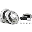 APBRPR018 Rear Disc Brake Rotors & Ceramic Brake Pads