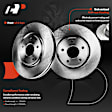 APBRPR019 Front Disc Brake Rotors & Ceramic Brake Pads