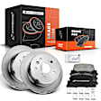 APBRPR022 Rear Disc Brake Rotors & Ceramic Brake Pads