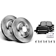 APBRPR025 Front Disc Brake Rotors & Ceramic Brake Pads