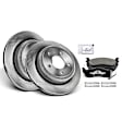 APBRPR047 Rear Disc Brake Rotors & Ceramic Brake Pads