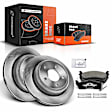 APBRPR047 Rear Disc Brake Rotors & Ceramic Brake Pads