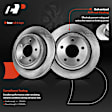 APBRPR047 Rear Disc Brake Rotors & Ceramic Brake Pads