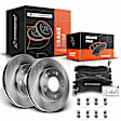 APBRPR048 Front Disc Brake Rotors & Ceramic Brake Pads