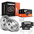 APBRPR053 Rear Disc Brake Rotors & Ceramic Brake Pads