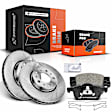APBRPR054 Front Disc Brake Rotors & Ceramic Brake Pads