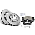 APBRPR054 Front Disc Brake Rotors & Ceramic Brake Pads