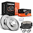 APBRPR059 Front Disc Brake Rotors & Ceramic Brake Pads
