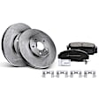 APBRPR063 Front Disc Brake Rotors & Ceramic Brake Pads