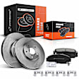 APBRPR063 Front Disc Brake Rotors & Ceramic Brake Pads