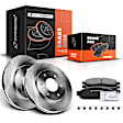 APBRPR075 Front Disc Brake Rotors & Ceramic Brake Pads