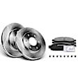 APBRPR075 Front Disc Brake Rotors & Ceramic Brake Pads