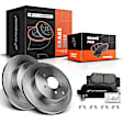 APBRPR083 Rear Disc Brake Rotors & Ceramic Brake Pads