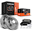 APBRPR084 Rear Disc Brake Rotors & Ceramic Brake Pads