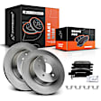 APBRPR099 Rear Disc Brake Rotors & Ceramic Brake Pads